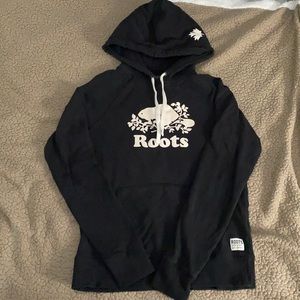Roots black hoodie size S